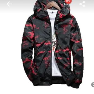Red & Black Bomber Jacket